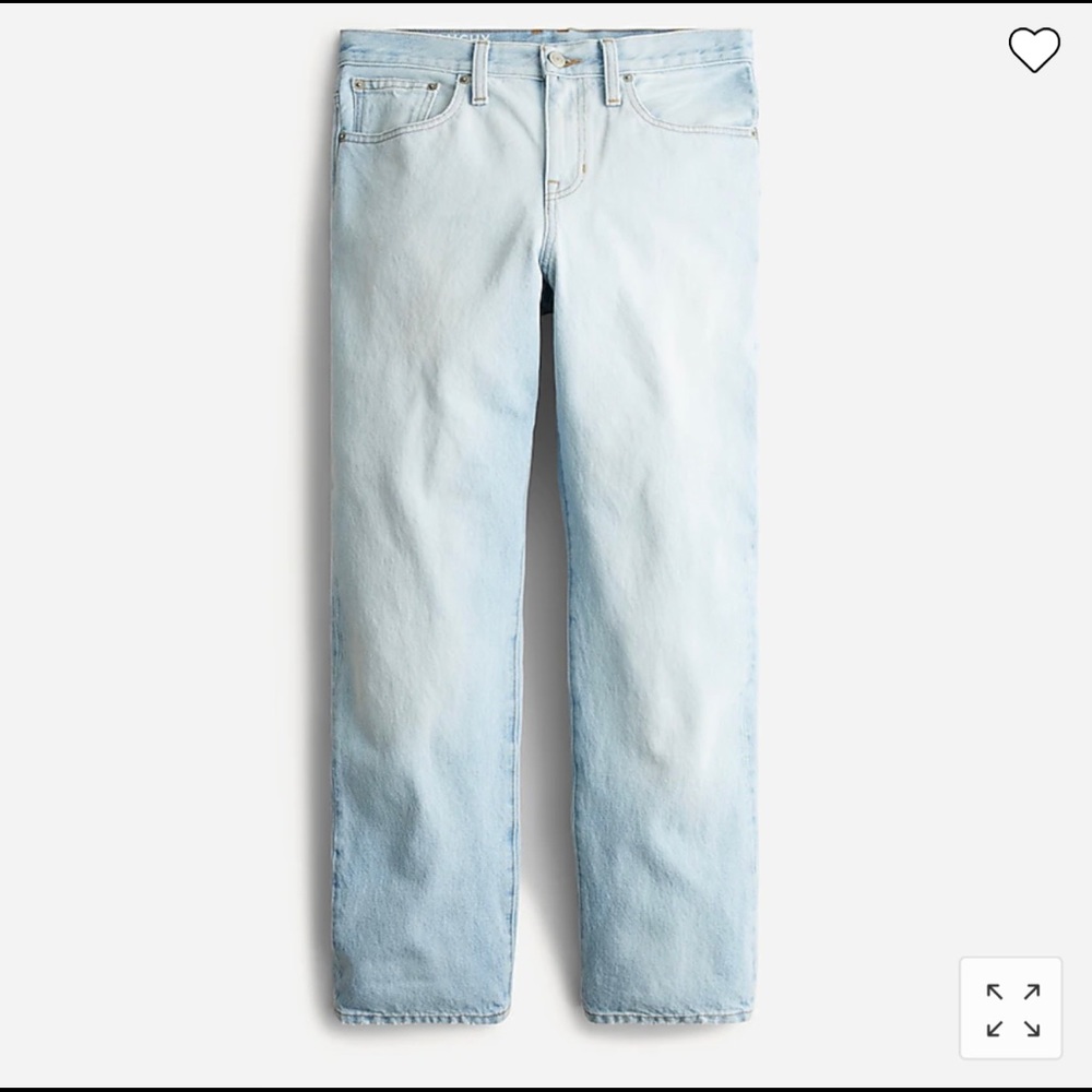 J.Crew Slouchy boyfriend jean in Waterside wash size 35